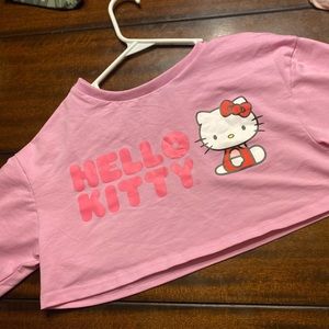 SHEIN hello kitty collection long crop top